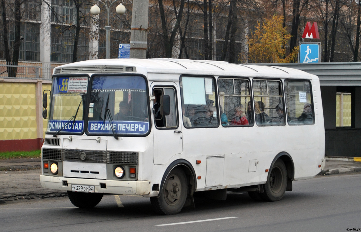 Нижегородская область, ПАЗ-32054 № У 329 ВР 52