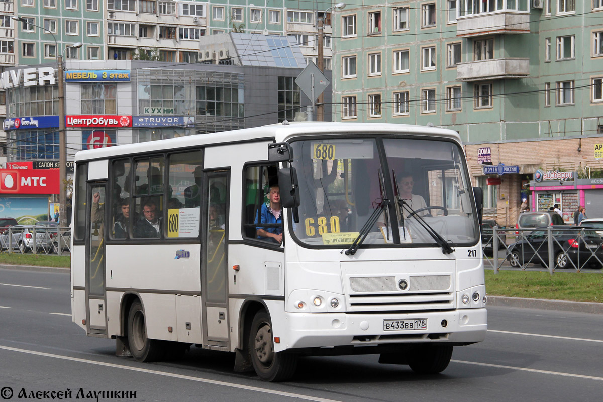 Санкт-Петербург, ПАЗ-320402-05 № 217