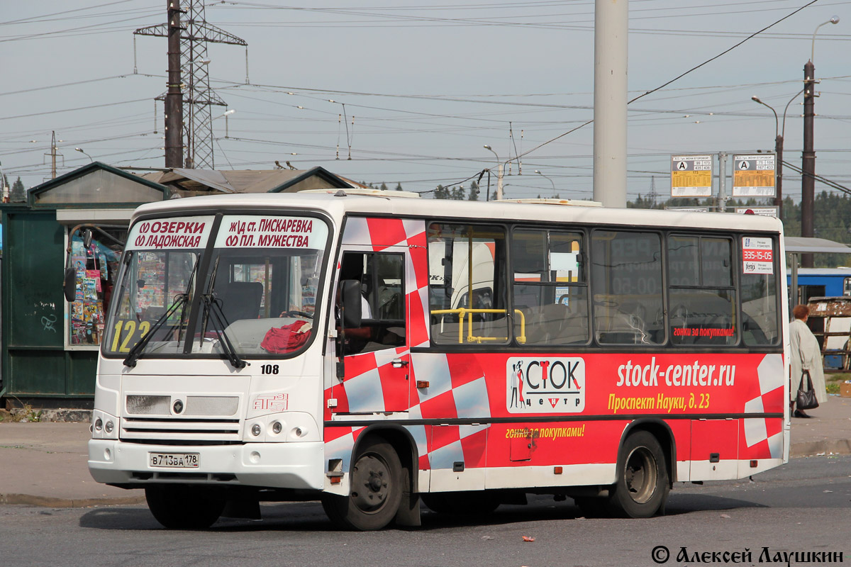 Санкт-Петербург, ПАЗ-320402-03 № 108