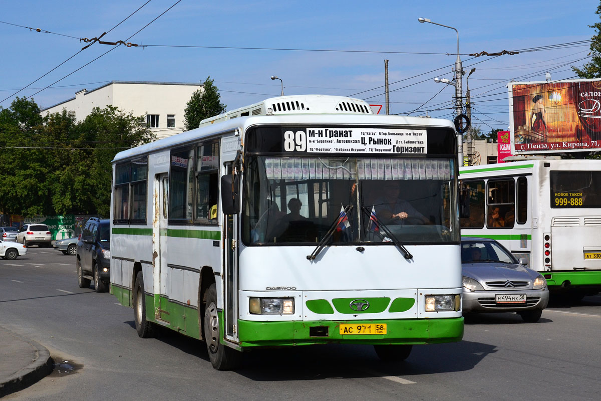 Пензенская область, Daewoo BS106 Royal City (Busan) № АС 971 58