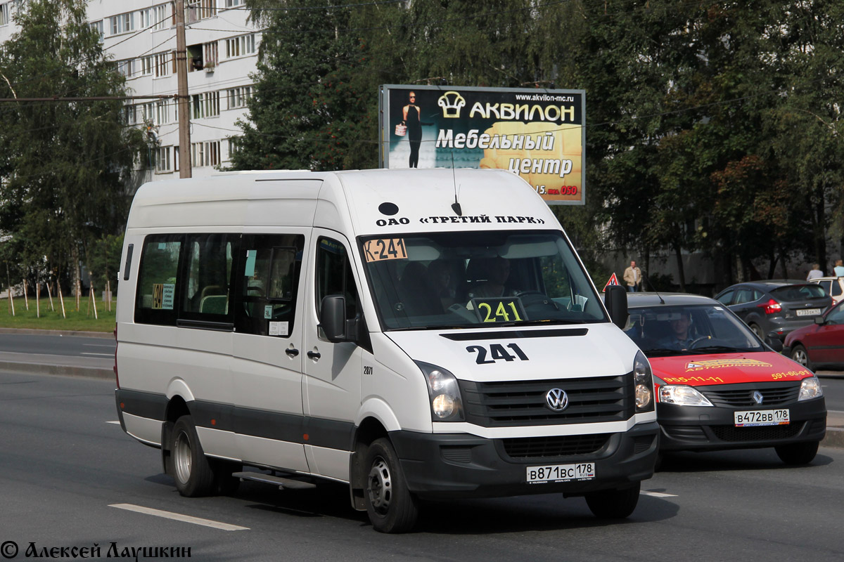 Санкт-Петербург, БТД-2219 (Volkswagen Crafter) № В 871 ВС 178