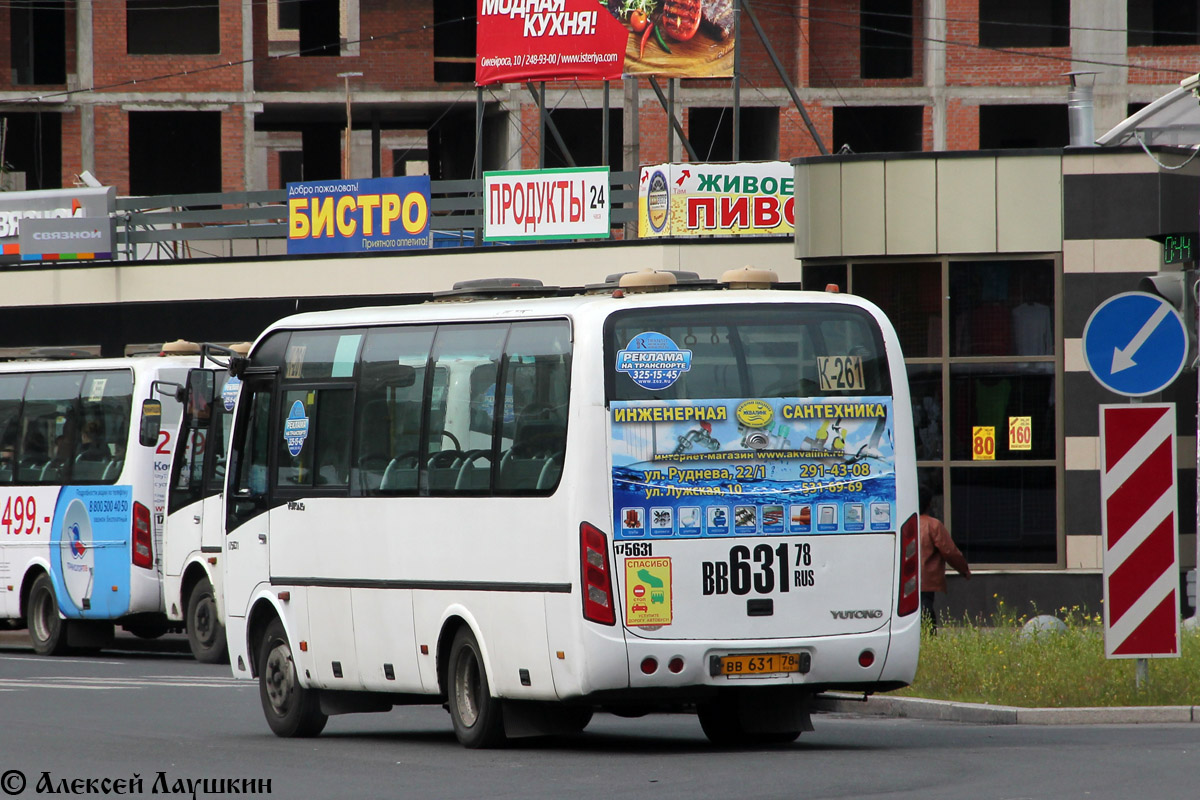 Санкт-Петербург, Yutong ZK6737D № ВВ 631 78