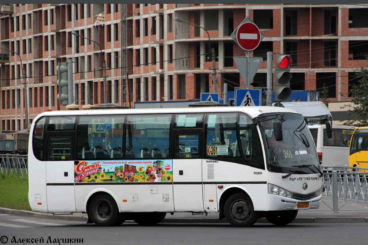 Санкт-Петербург, Yutong ZK6737D № ВВ 631 78