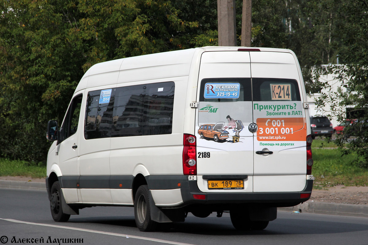 Sankt Petersburg, BTD-2219 (Volkswagen Crafter) Nr ВК 189 78