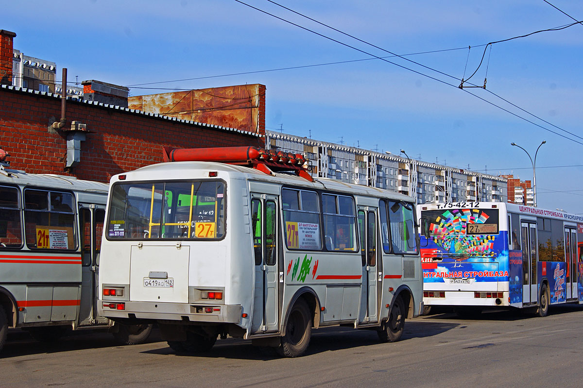 Кемеровская область - Кузбасс, ПАЗ-32054 № О 419 АО 142