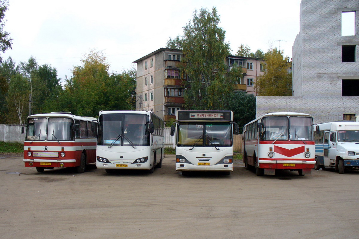 Kirov region, MARZ-42191-01 № АА 967 43; Kirov region, MARZ-42191 № АВ 618 43; Kirov region, LAZ-695N № АА 564 43; Kirov region — Bus stations & terminals