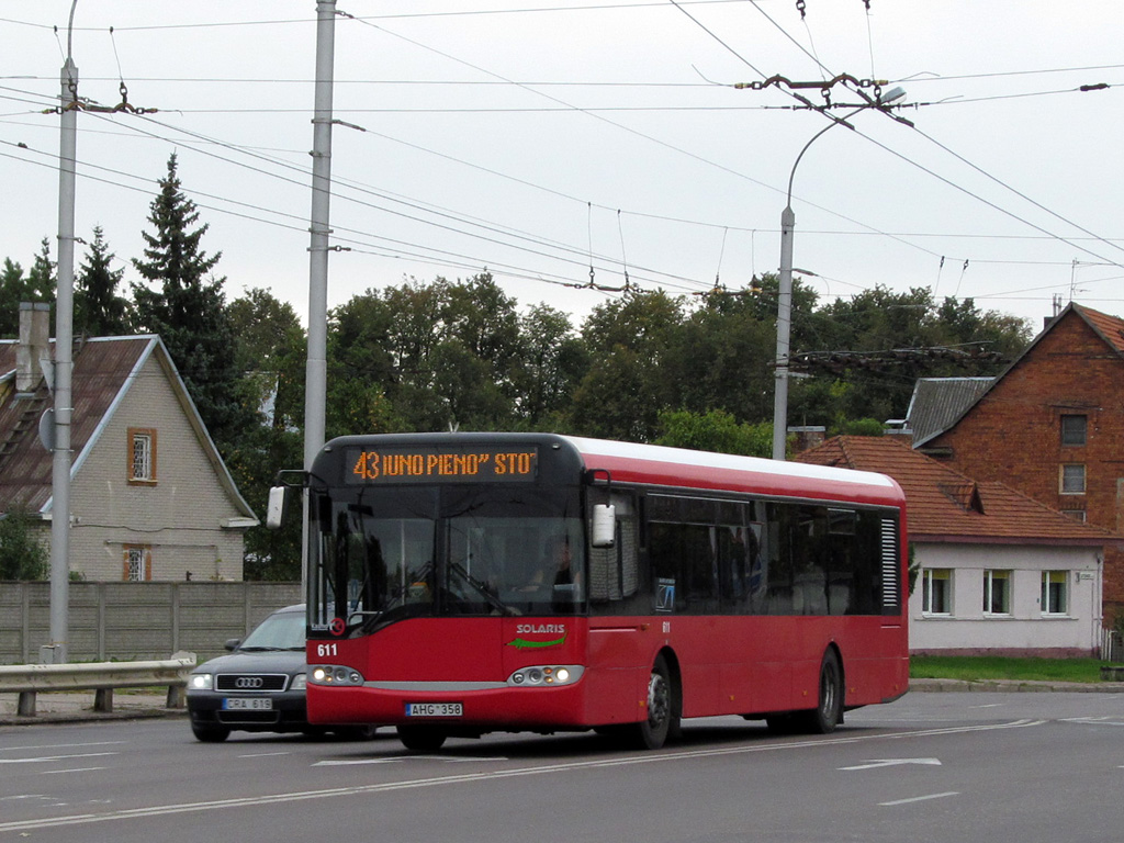 Литва, Solaris Urbino II 12 № 611