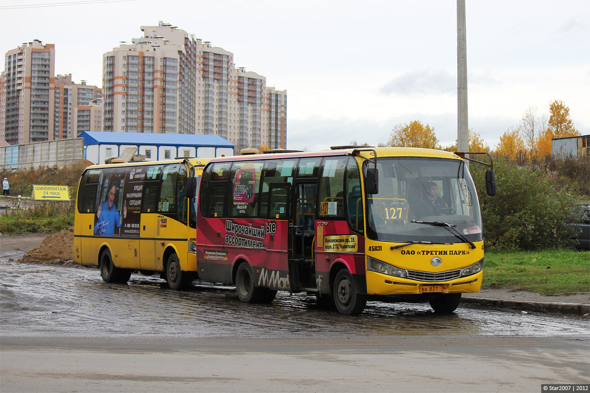 Санкт-Петербург, Yutong ZK6737D № ВА 831 78