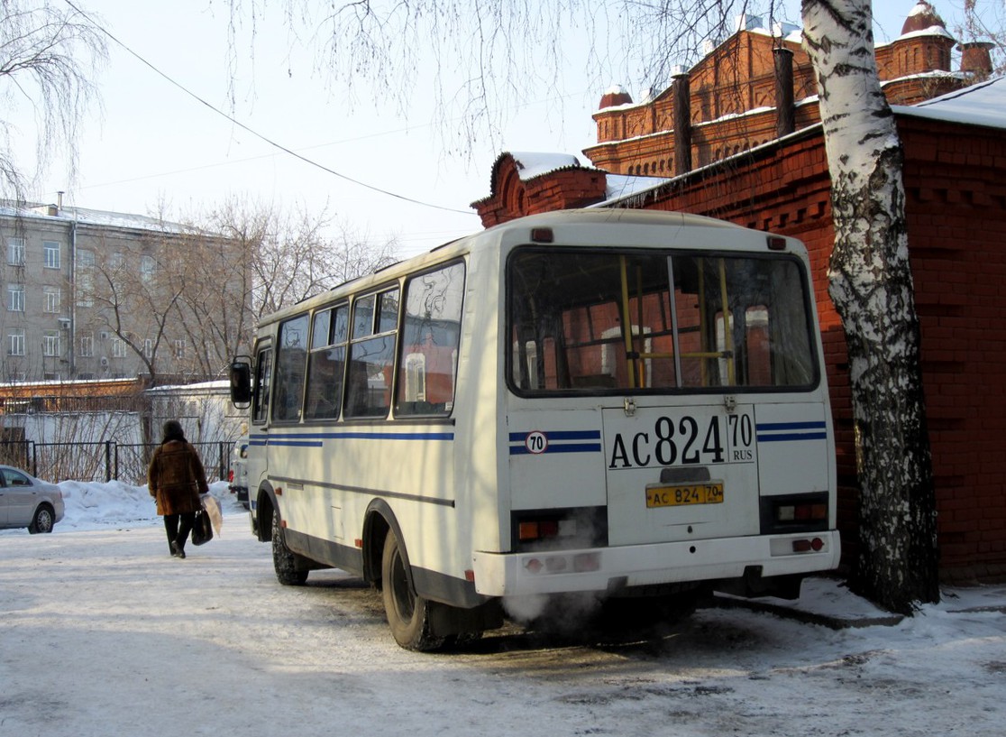 Томская область, ПАЗ-32054 № АС 824 70