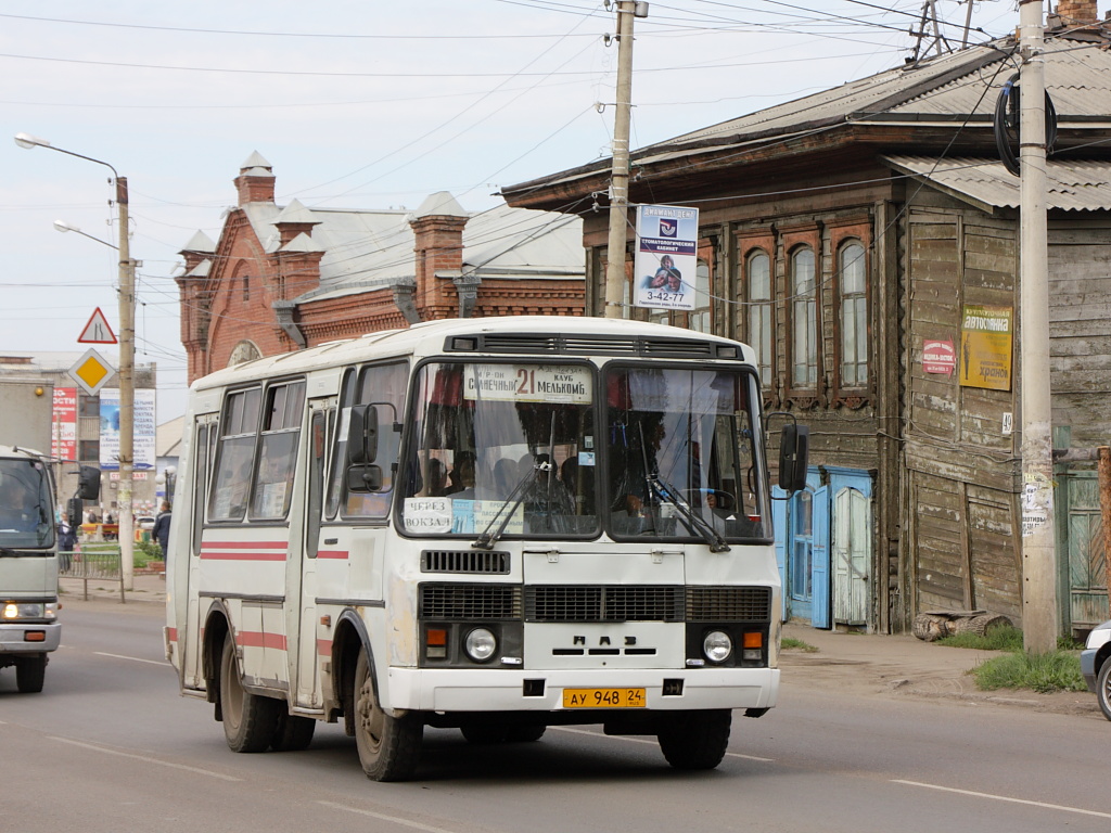 Красноярский край, ПАЗ-3205  (все) № АУ 948 24