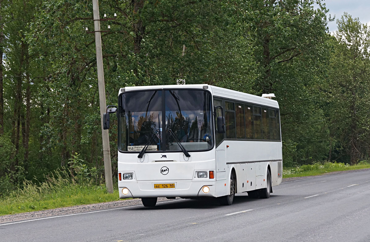 Псковская область, ЛиАЗ-5256.34 (ГолАЗ) № АЕ 126 60