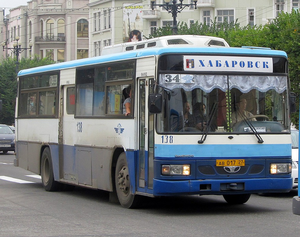 Хабаровский край, Daewoo BS106 Royal City (Busan) № 138