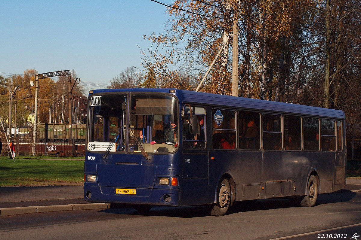 Санкт-Петербург, ЛиАЗ-5256.25 № 3039