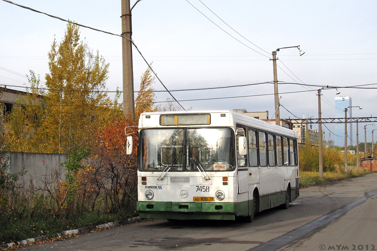 Санкт-Петербург, ЛиАЗ-5256.25 № 7458