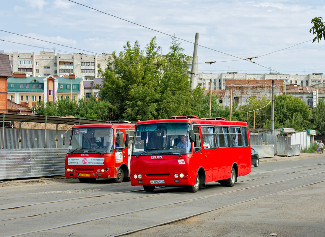 Татарстан, Богдан А09212 № 320; Татарстан, Богдан А09204 № ВР 748 16