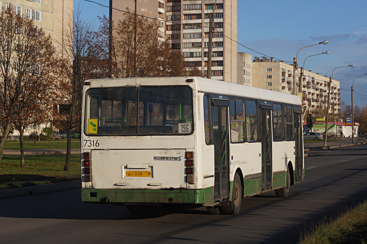 Санкт-Петербург, ЛиАЗ-5256.25 № 7316