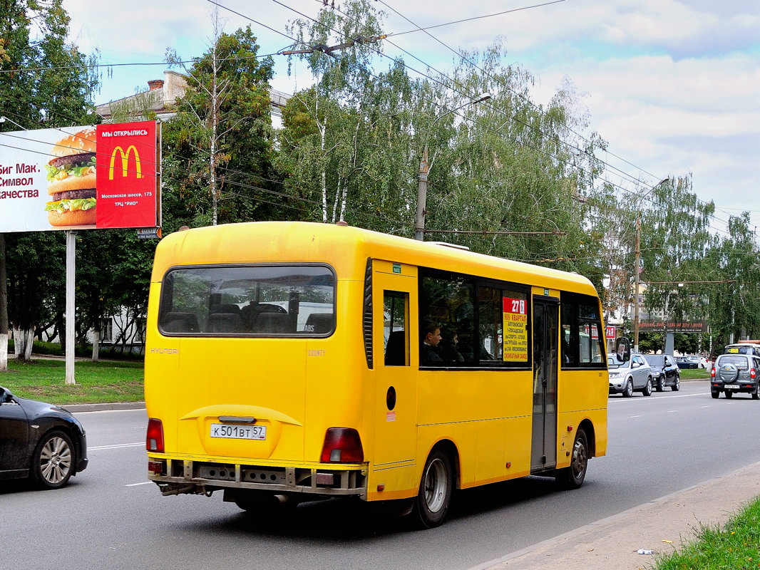 Орловская область, Hyundai County LWB C11 (ТагАЗ) № К 501 ВТ 57