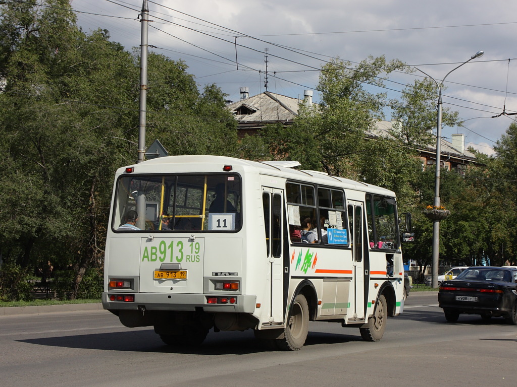 Хакасия, ПАЗ-32054 № АВ 913 19