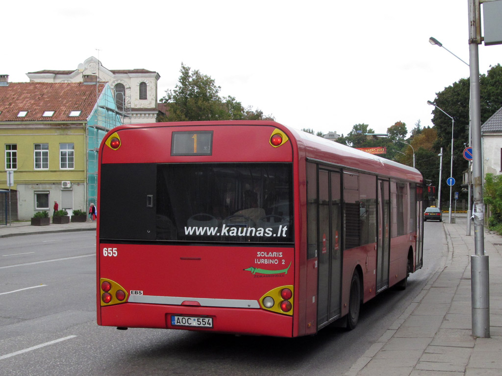 Литва, Solaris Urbino II 12 № 655