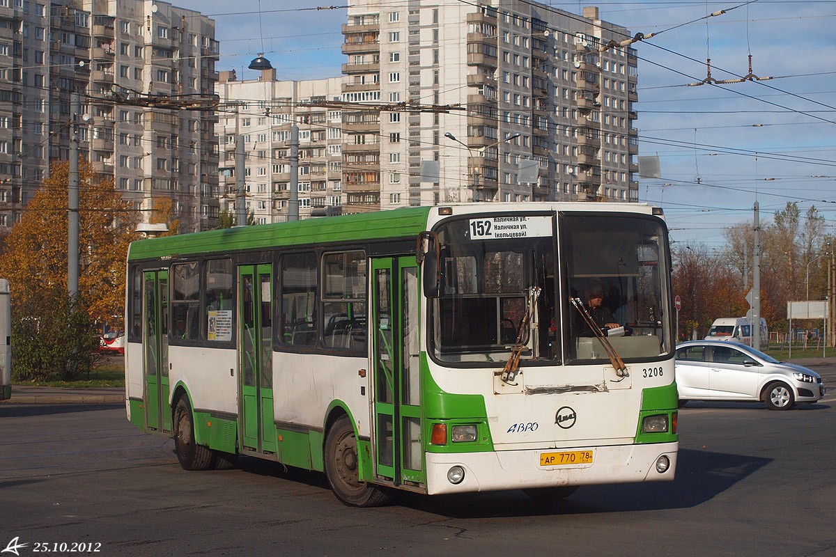 Санкт-Петербург, ЛиАЗ-5256.25 № 3208