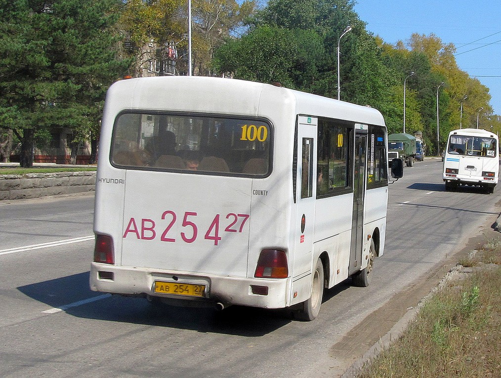 Хабаровский край, Hyundai County SWB (группа ТагАЗ) № АВ 254 27