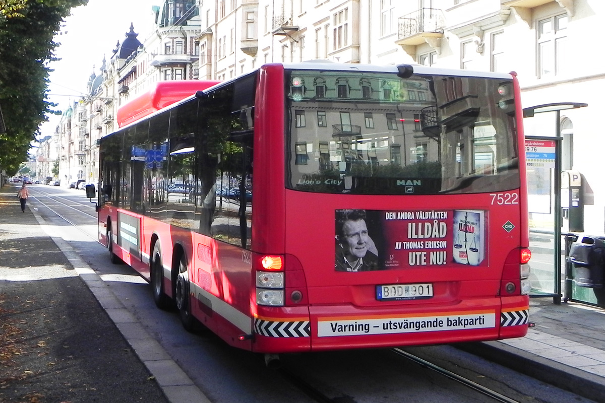 Sweden, MAN A26 Lion's City C NL313-13,68 CNG № 7522
