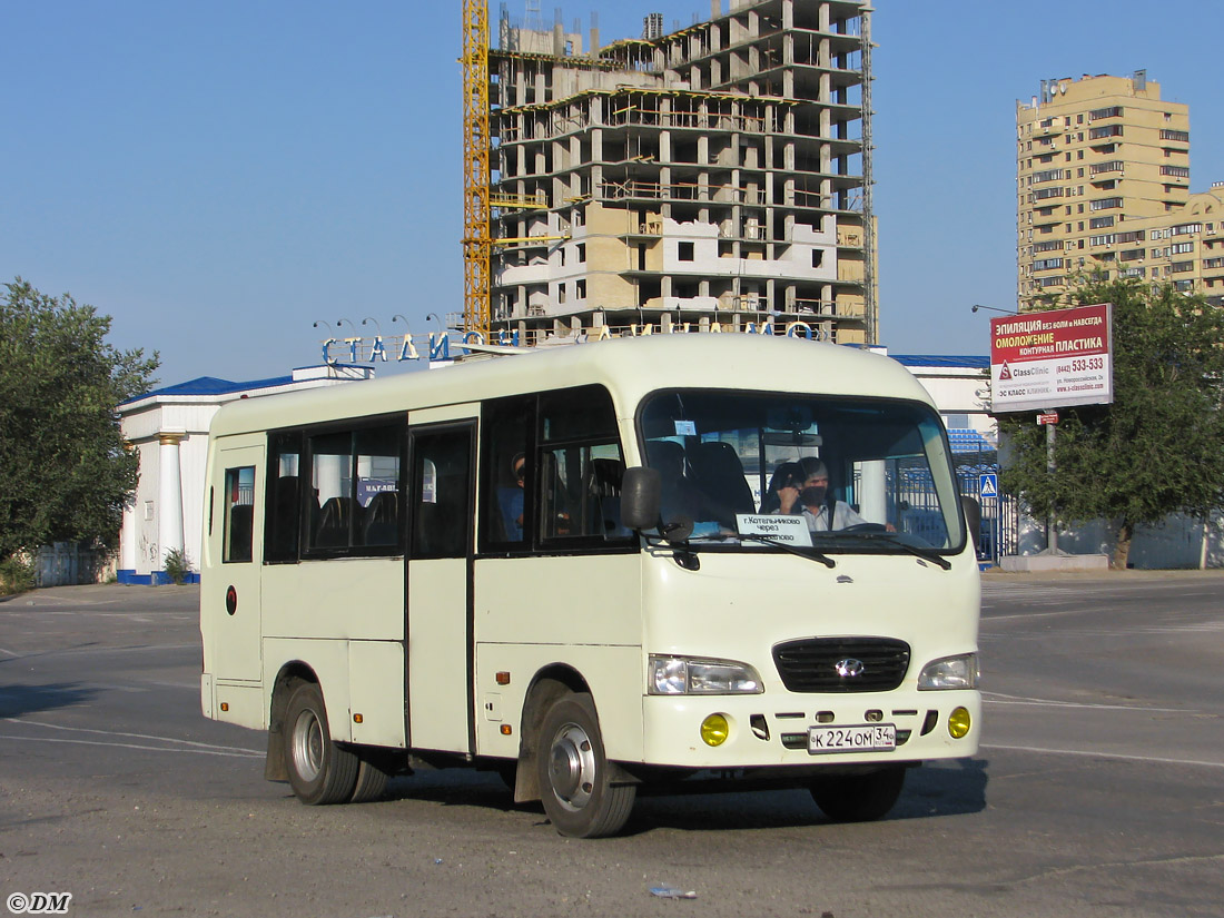 Волгоградская область, Hyundai County SWB (группа ТагАЗ) № К 224 ОМ 34