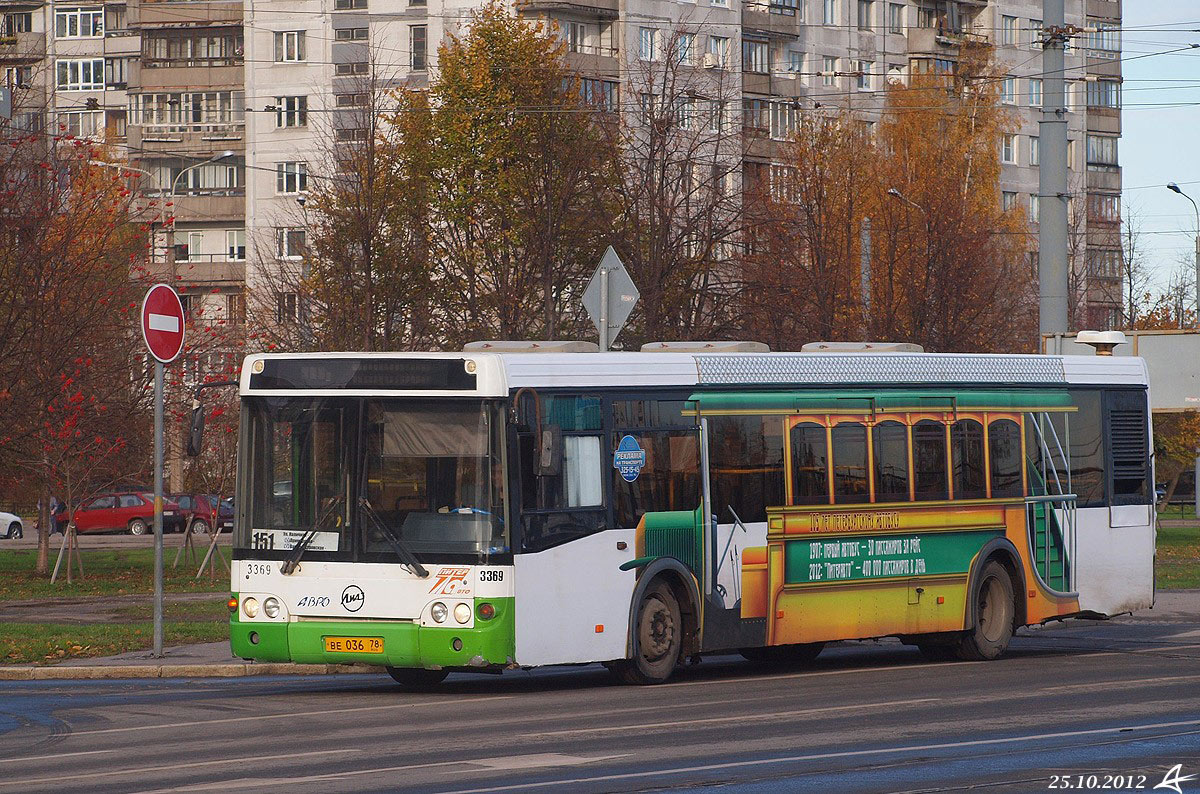 Санкт-Петербург, ЛиАЗ-5292.20 № 3369