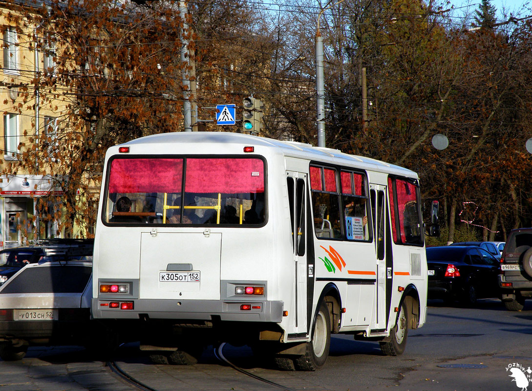 Нижегородская область, ПАЗ-32054 № К 305 ОТ 152