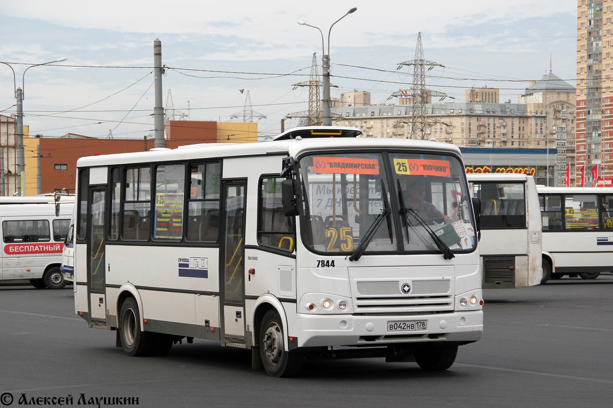 Санкт-Петербург, ПАЗ-320412-05 № 7844