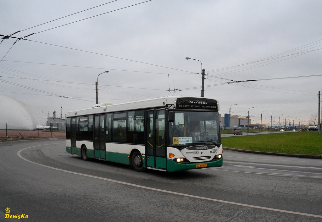 Санкт-Петербург, Scania OmniLink I (Скания-Питер) № 6206