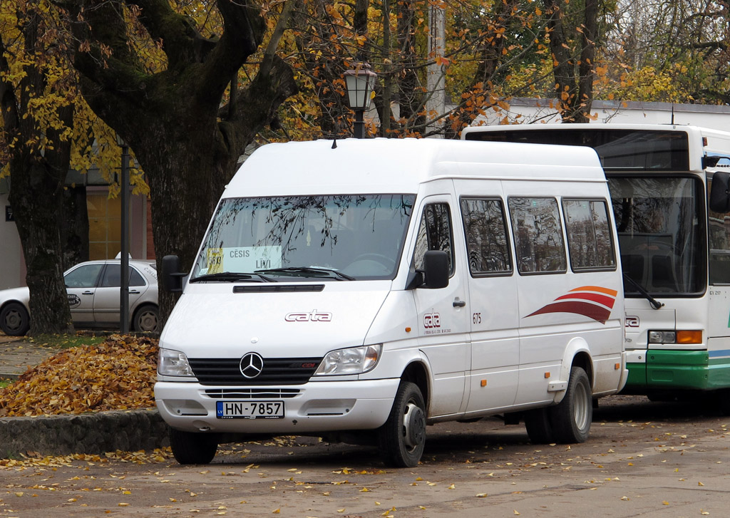 Латвия, Mercedes-Benz Sprinter W904 411CDI № 675