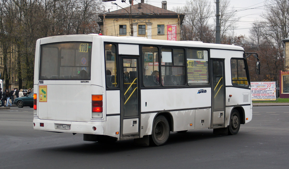 Санкт-Петербург, ПАЗ-320402-05 № 7966