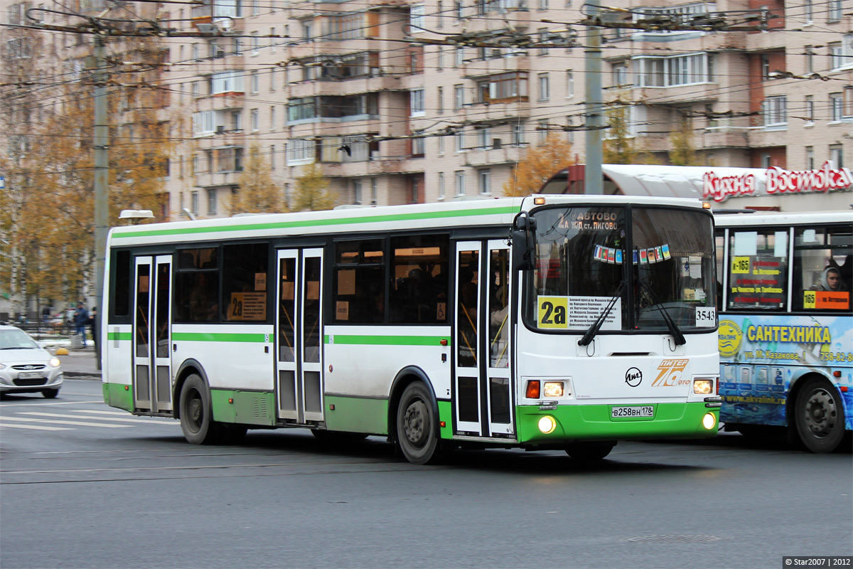 Санкт-Петербург, ЛиАЗ-5293.53 № 3543