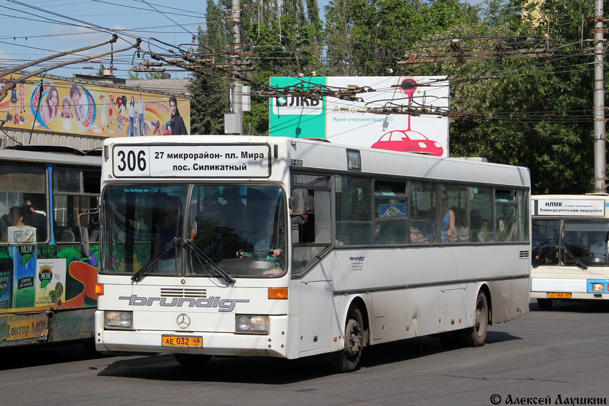 Липецкая область, Mercedes-Benz O405 № АЕ 032 48