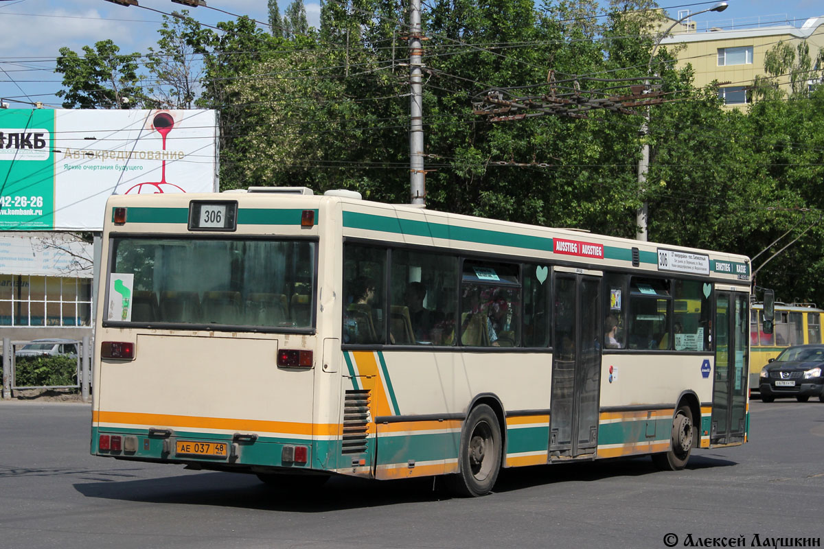 Lipetsk region, Mercedes-Benz O405N # АЕ 037 48