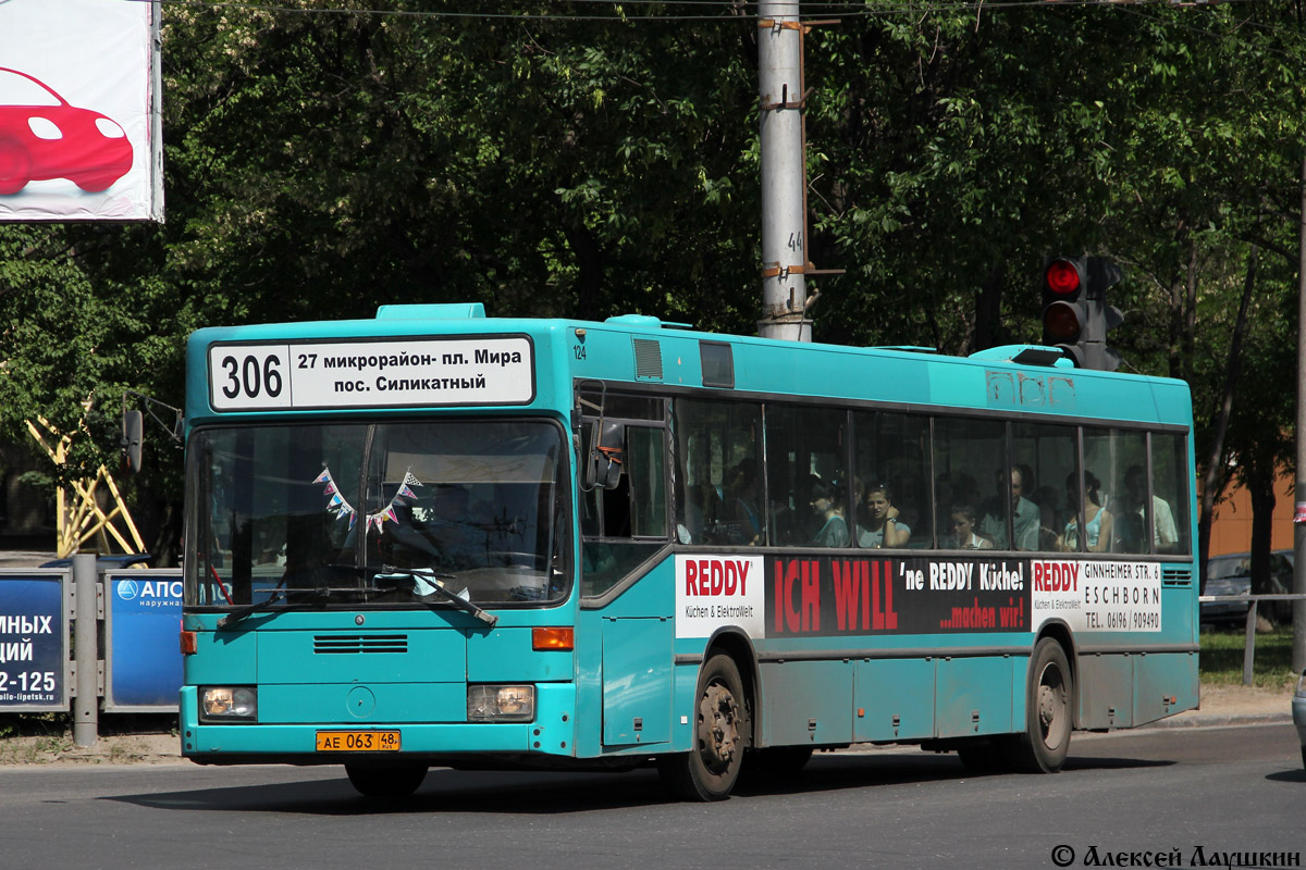 Липецкая область, Mercedes-Benz O405N № АЕ 063 48