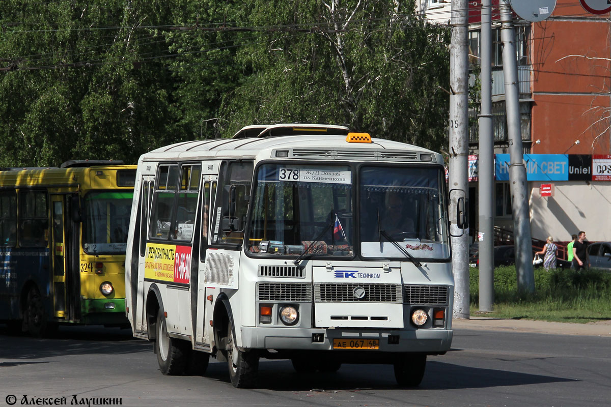 Липецкая область, ПАЗ-32054 № АЕ 067 48