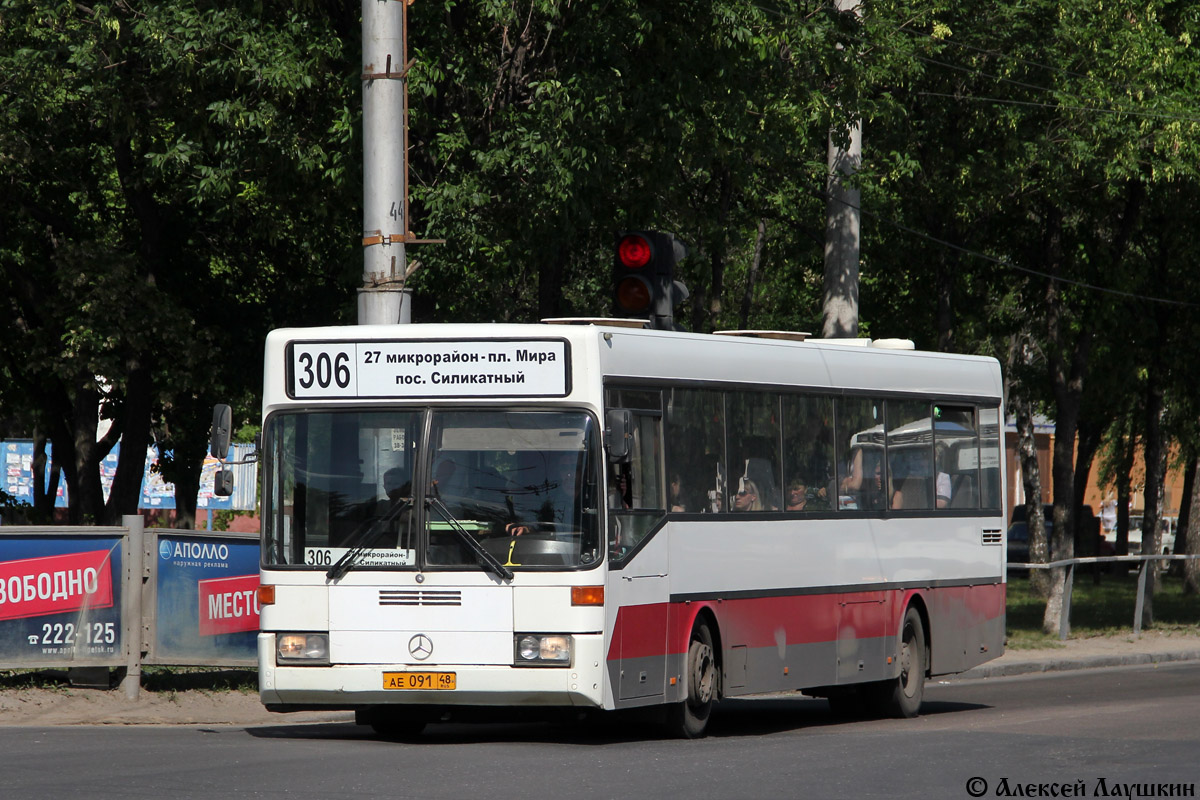 Липецкая область, Mercedes-Benz O405 № АЕ 091 48