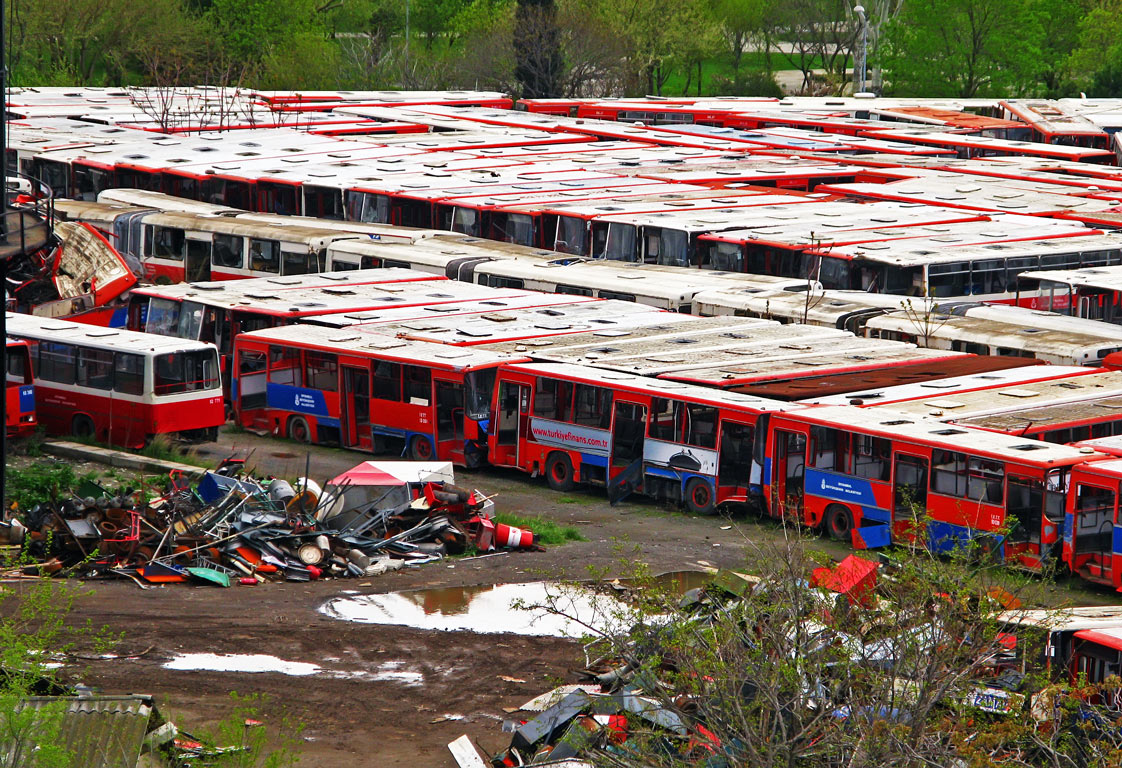 Турция — Стамбул — Территория "автобусного кладбища"