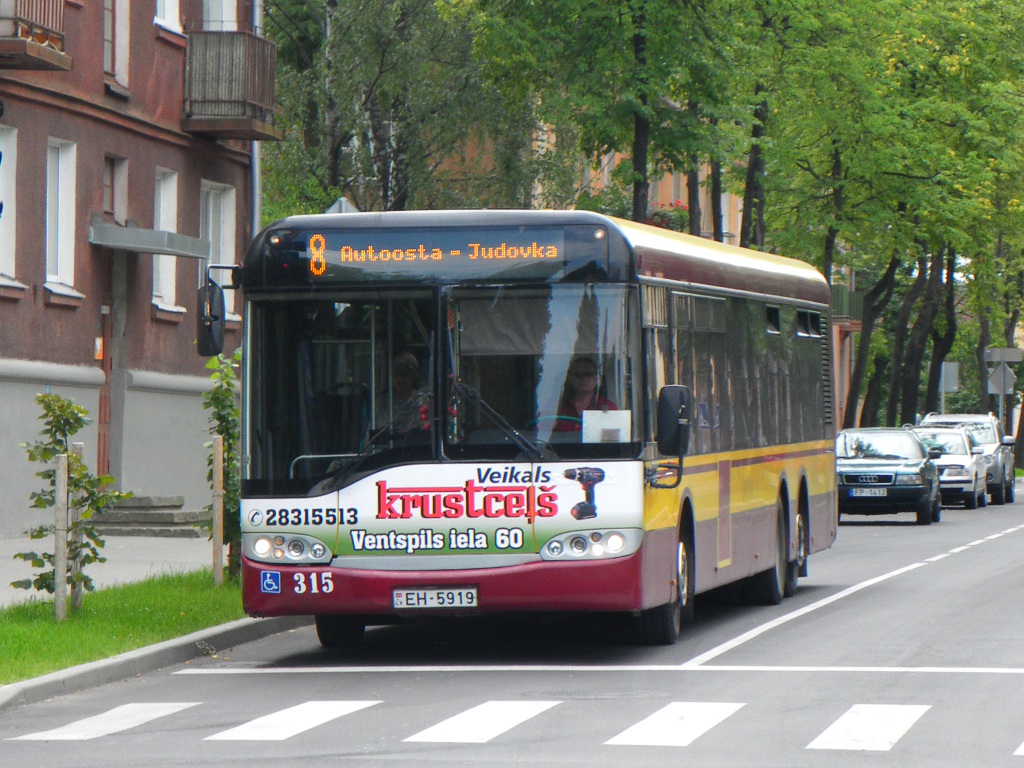 Латвия, Solaris Urbino I 15 № 315