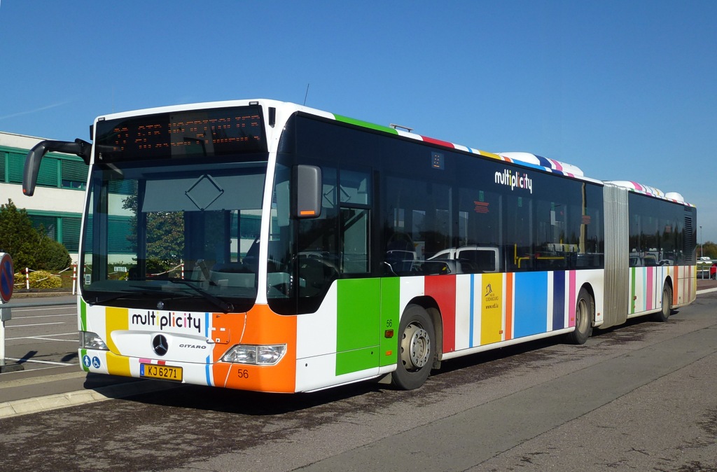 Люксембург, Mercedes-Benz O530G Citaro facelift G № 56