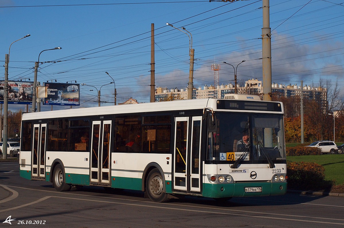 Sankt Petersburg, LiAZ-5292.20 Nr 2233