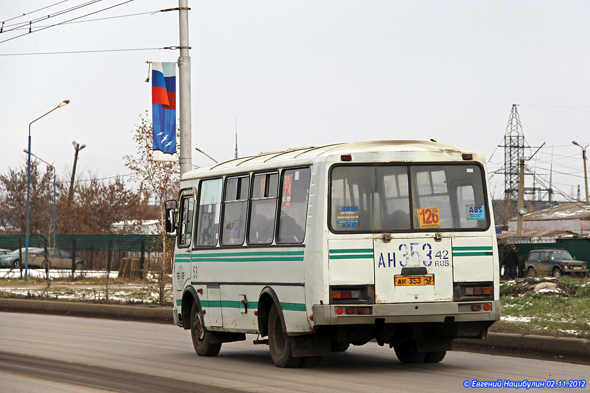 Кемеровская область - Кузбасс, ПАЗ-32053 № 053