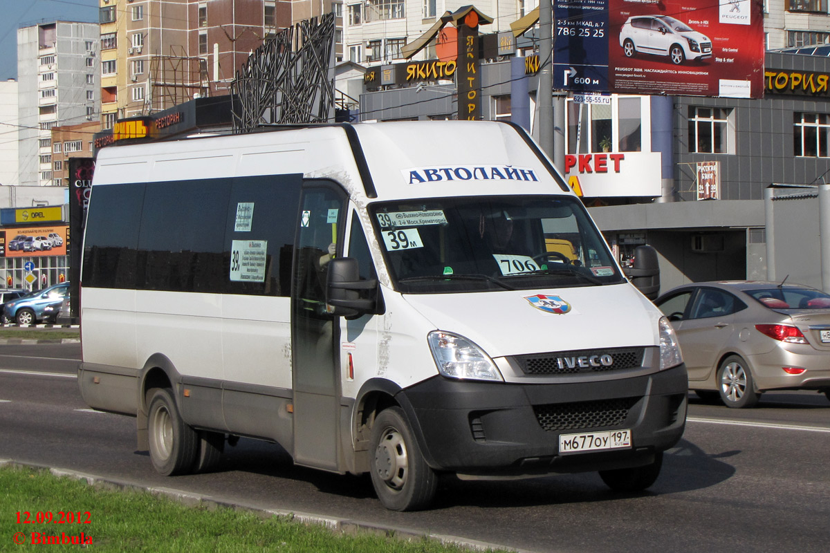 Москва, Нижегородец-2227UU (IVECO Daily) № М 677 ОУ 197