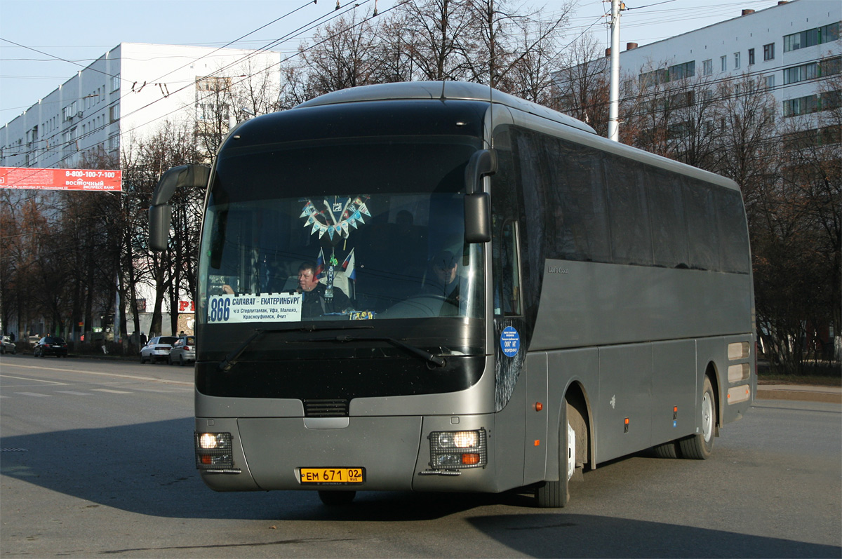 Башкортостан, MAN R07 Lion's Coach RHC414 № ЕМ 671 02