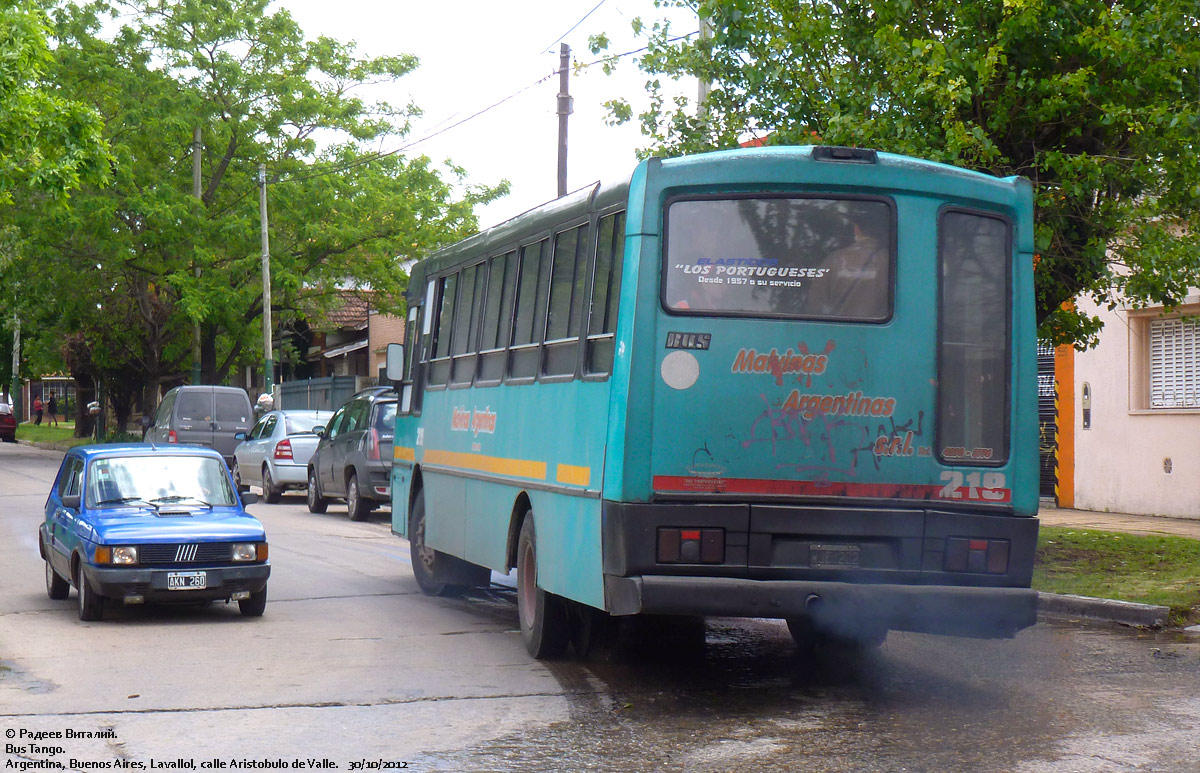 Аргентина, Bus Tango № 219