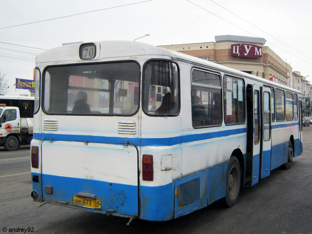 Penzai terület, Mercedes-Benz O307 sz.: АМ 673 58