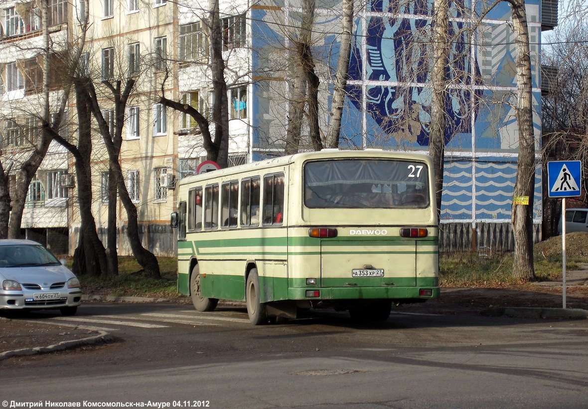 Хабаровский край, Daewoo BS106 Hi-Power № А 353 ХР 27