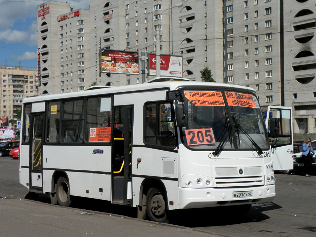 Санкт-Петербург, ПАЗ-320402-05 № 201